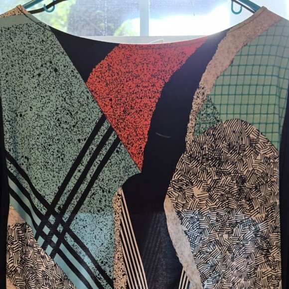 👗Style & Co Abstract Print Shift Dress - Picture 2 of 4